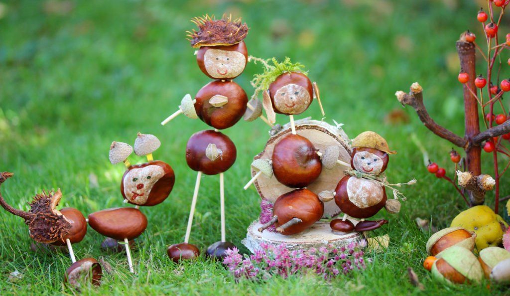 Macht mit beim großen Kastanien- und Eichelfiguren-Basteln