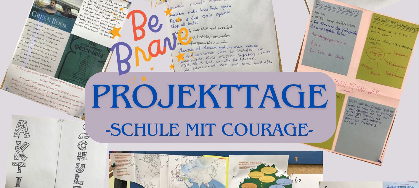 Projekttage zum Thema "Schule mit Courage"
