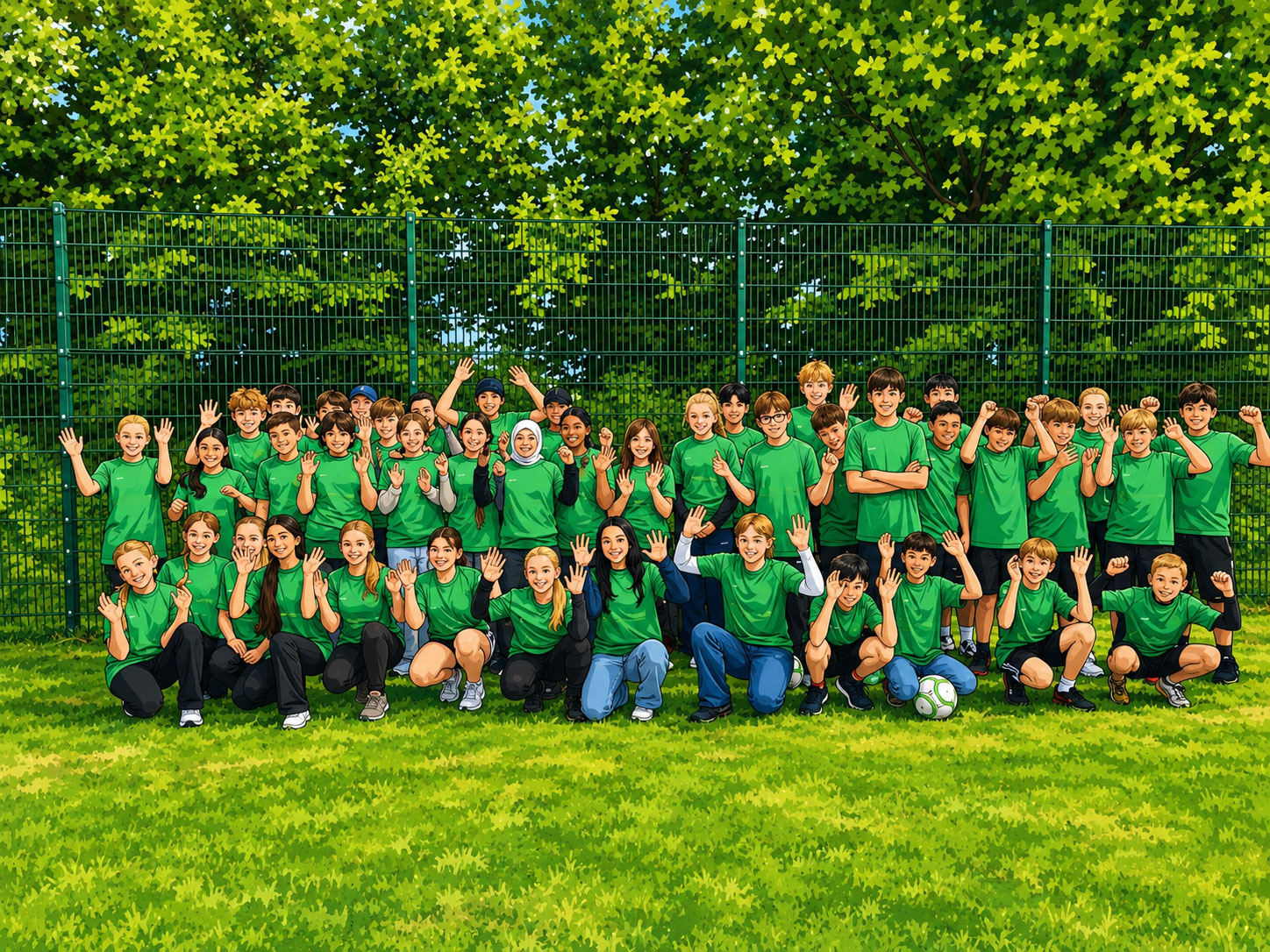 Erfolgreicher Auftritt beim Schulfaustballturnier in Brettorf
